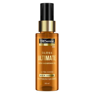 TRESemme Gloss Ultimate Ultra Shine Hair Serum 50ml with Macadamia Oil & Vitamin E, for Super shiny Finish